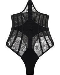 The Mannei - Corset Body Lace — Cotton Tops - Lyst