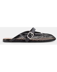 Maison AlaïA - Flat Mesh Mules Sandal - Lyst