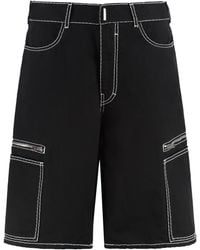 Givenchy - Cotton Bermuda Shorts Polyester - Lyst