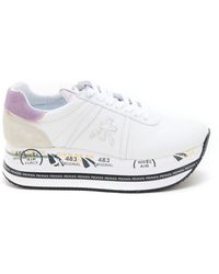 Premiata Beth 5352 bi-material sneakers Blue | Caposerio