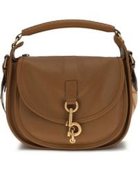 Burberry - Small B Clip Crossbody Bag Calf Leather Bos Taurus Shoulder - Lyst