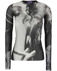 Jean Paul Gaultier - Long Sleeve Top Smoking - Technical Fabric - Lyst