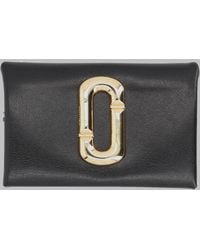 Marc Jacobs - Scene Snap Card Holder Calf Leather Wallets & Purses - Lyst