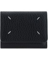 Maison Margiela - Grained Leather Wallet Calf Bos Taurus - Lyst