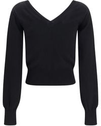 Vivienne Westwood - V-Neck Sweater Beatrice Cotton Cashmere - Lyst