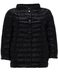 Herno - Cropped Padded Down Jacket - Lyst