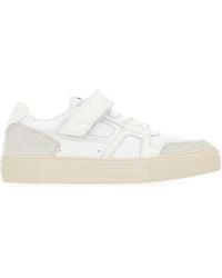 Ami Paris - Two-Tone Leather And Suede Arcade Sneakers - Lyst