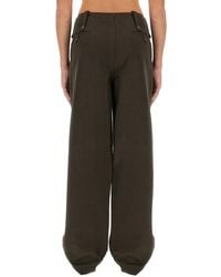 Burberry - Cotton Pants Trousers - Lyst