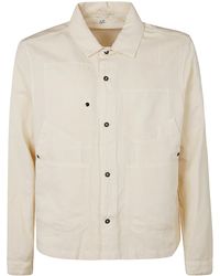 C.P. Company - Multi Patched Pocket Buttoned Overshirt - Lyst