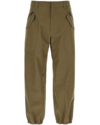 Loewe - Cotton Cargo Trousers - Lyst