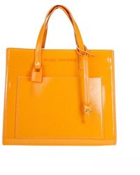 Marc Jacobs - Mini Grind Scorched Patent Leather Crossbody Tote Bag Purse - Lyst
