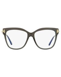 Tom Ford - Block Eyeglasses Tf5704B 020- 54Mm Ft5704 Plastic (Acetate)/Metal - Lyst