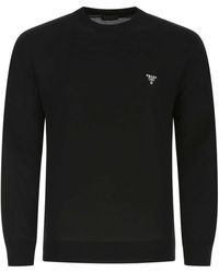 Prada - Midnight Wool Sweater - Lyst