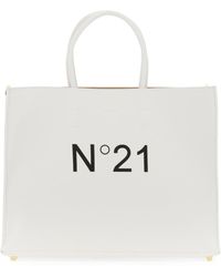 N°21 - Shopper Bag With Logo - Lyst