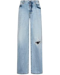 DSquared² - Distressed Light Palm Beam Wash 642 Jeans - Lyst