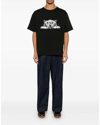 KENZO - Gots Happy Tiger Logo T-Shirt Clothing Polo & T-Shirts - Lyst