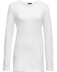 Ann Demeulemeester - Denise Cotton Long Sleeve T-Shirt - Lyst