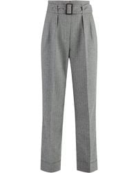 Peserico - Wool Blend Trousers - Lyst