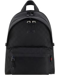 Gucci - Gg Pattern Nylon Backpack - Lyst