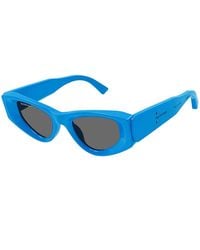 Balenciaga - Sunglasses Cat Eye Full Rim, Light Frame And Lens Bb0243S004 - Lyst