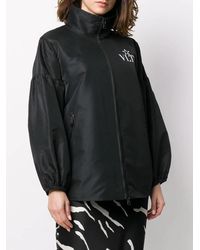 Valentino - Logo Print Bomber Jacket Clothing - Lyst