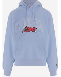 ICECREAM - Cotton Hoodie With Ice Cream Print Sweatshirts - Lyst