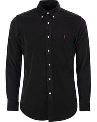 Polo Ralph Lauren - Custom-Fit Stretch Poplin Shirt - Lyst