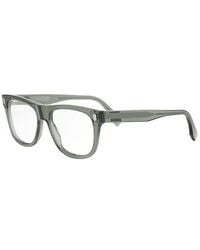 Fendi - Eyeglasses Square Full Rim, Frame And Clear Demo Lens Fe50070I001 - Lyst