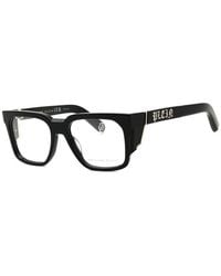 Philipp Plein - Eyeglasses Square Full Rim, Shiny Frame And Clear Demo Lenses Lens Vpp141M0700 - Lyst