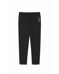 Saint Laurent Tracksuit-style Pants With Logo - Black