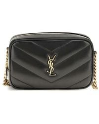 Saint Laurent - Saint Laurent Quilted Lamb Leather Shoulder Bag - Lyst