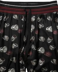 Dolce & Gabbana - Pants Ring Print Silk Jogging Trousers - Lyst