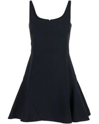 Givenchy - Mini Dress With Flared Skirt And Square Neckline - Lyst