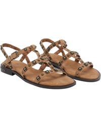 Ash - Sandals Suede Leather/Rubber Sole - Lyst