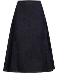 Jacquemus - The Lavoir De-Nîmes Denim Skirt - Lyst