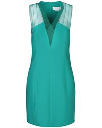 Genny - Stretch Cady Mini Dress - Lyst