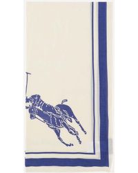 Polo Ralph Lauren - Cotton Scarf With Logo - Lyst