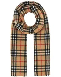 Burberry - Burberry Cashmere Check Scarf - Lyst