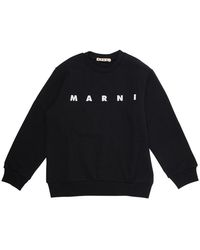 Marni - Crewneck Sweatshirt Cotton Hoods & Sweatshirts - Lyst