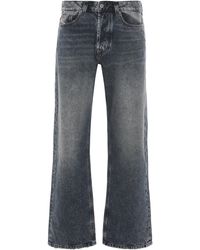 DIESEL - Relaxed Jeans With Eagle Motif Cotton Regular & Straight-Leg - Lyst