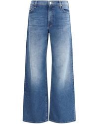Mother - The Rerun Zip Sneak Jeans Cotton; Recycled Cotton - Lyst