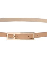 Fabiana Filippi - Leather Belt With Logo Buckle Real - Lyst