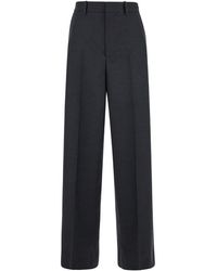 Gucci - Pants With Logo Lettering Detail On The Waist - Lyst
