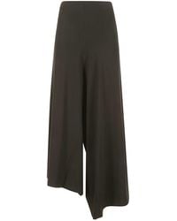 Stefano Mortari - Wide Leg Knitted Trousers - Lyst