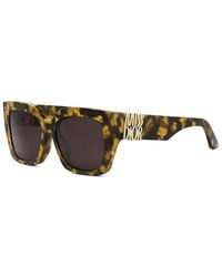 Dior - Sunglasses Square Full Rim, Coloured Havana Frame And Bordeaux Lens Misss2F26D0 - Lyst
