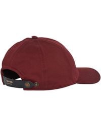 Tom Ford - Burgundy Cotton Baseball Cap With Tf Logo Embroidery - Lyst