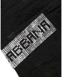 Dolce & Gabbana - Grace Rhinestone Highwaist Denim Jeans Cotton Elastane Clothing - Lyst
