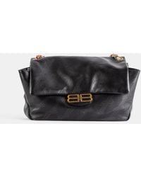 Balenciaga - Darling Medium Flap Bag Calfskin Leather Hand - Lyst