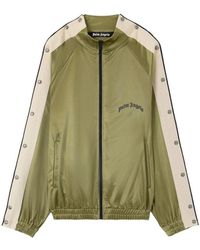 Palm Angels - Snap-Button Side Bands Track Jacket - Lyst