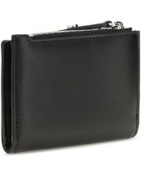 Vivienne Westwood - Slim Flap Leather Card Holder Calf Bos Taurus Wallet - Lyst
